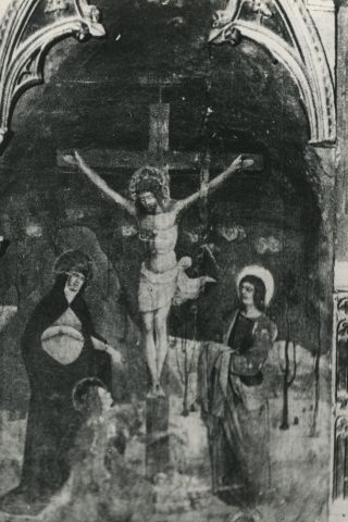 Anonimo — Corna Antonio della - sec. XV - Crocifissione di Cristo — particolare